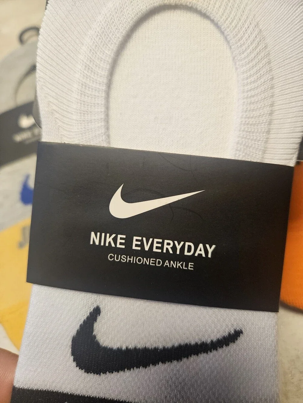 Nike Low-Cut No-Show Socks - Black, White, Gray, Yellow, Blue, Orange